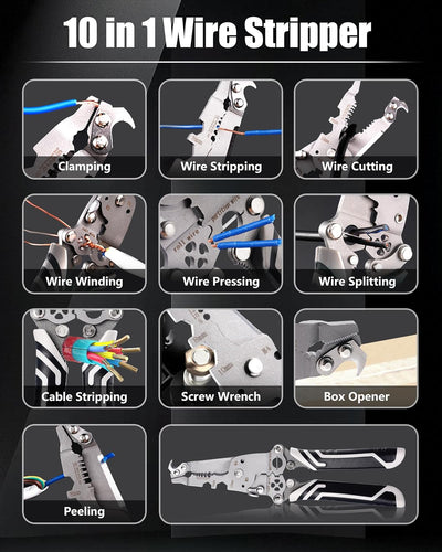 Plinket™ Foldable Multi-Tool Pliers (18 Tools Packed Into 1 Compact Device)