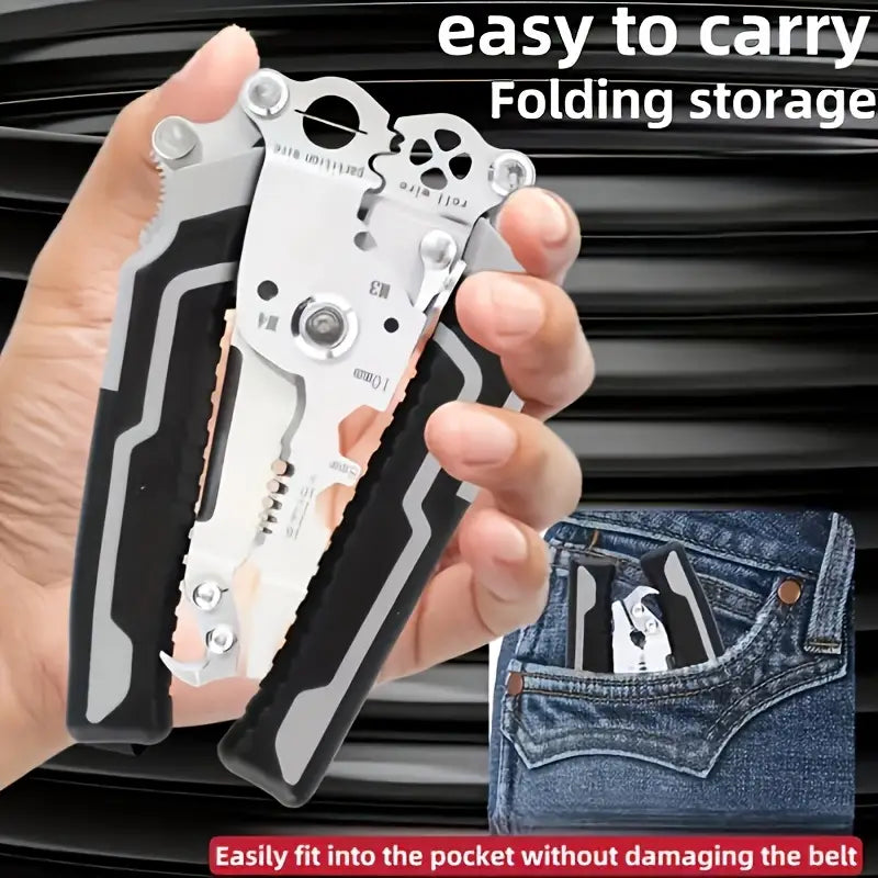 Plinket™ Foldable Multi-Tool Pliers (18 Tools Packed Into 1 Compact Device)